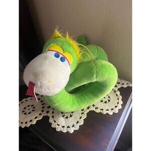 Vintage Amtoy Coiled Snake Plush